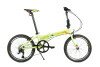 Велосипед складной Langtu KY028(16) 20" зеленый/оранжевый (Pearl Green)