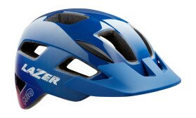 Шлем подростковый LAZER Gekko синий/розовый (50-56см)  Фото