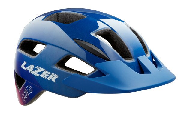 Шлем подростковый LAZER Gekko синий/розовый (50-56см)