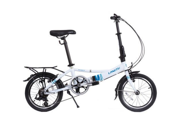 Велосипед складаний Langtu KH017 16" білий/блакитний (White//Blue)
