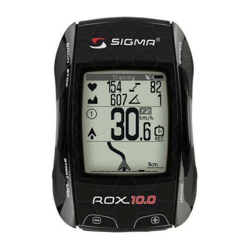Велокомп`ютер бездротовий Sigma ROX 10.0 GPS чорний