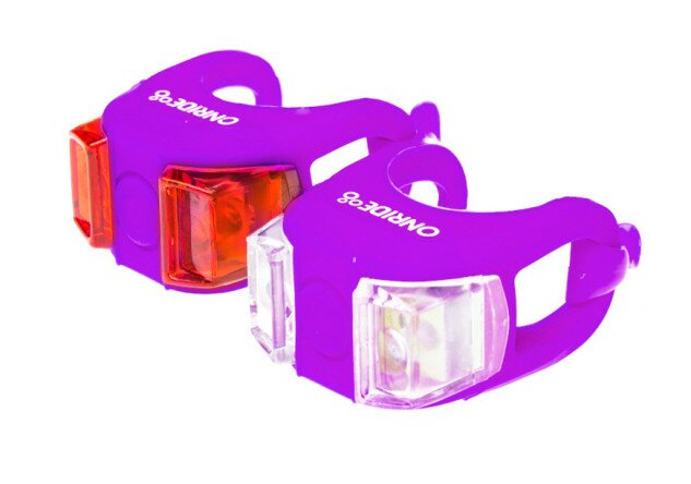 Мигалки ONRIDE Dual набор (передняя+задняя) фиолетовый