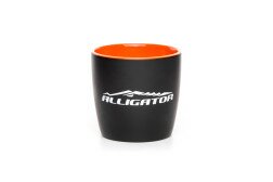 Чашка Alligator деколь чорний/помаранчевий  Фото
