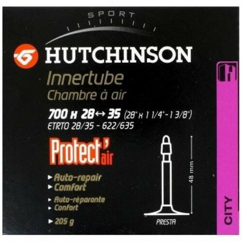 Камера Hutchinson Protect`air City 700x28-35 (28-35/622-635) FV 48 мм