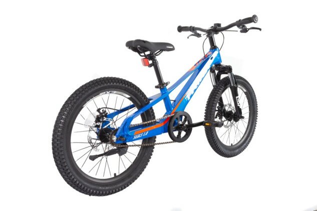 Велосипед дитячий Trinx SEALS 1.0 20" синій/сірий/помаранчевий Фото №2