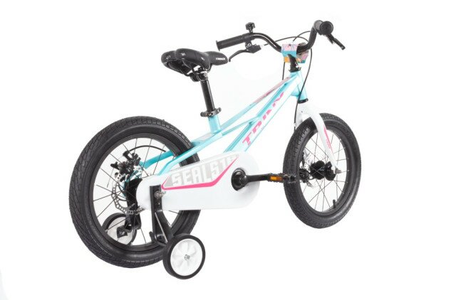 Велосипед детский Trinx SEALS 16 16" голубой/белый/розовый Фото №3