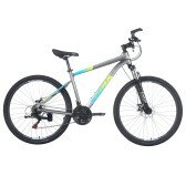 Велосипед Trinx M116 Elite 27.5" сірий/блакитний/жовтий 18" (2022)  Фото