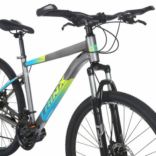 Велосипед Trinx M116 Elite 27.5" сірий/блакитний/жовтий 18" (2022) Фото №4