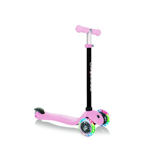 Самокат GLOBBER GO UP SPORTY колеса с подсветкой до 20/50кг 1+ пастельно-розовый Фото №6