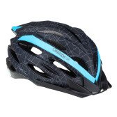 Шлем ONRIDE Grip черный/голубой L (58-61 см)  Фото