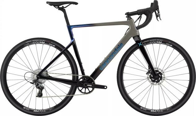 Велосипед Cannondale 2023 SUPERSIX EVO CX Carbon сірий/чорний 58см