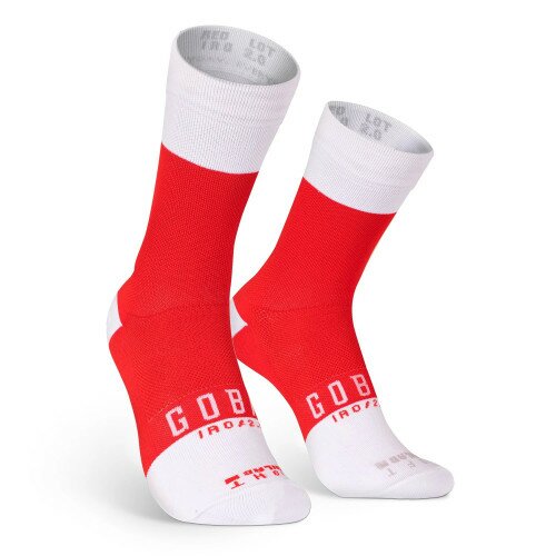 Шкарпетки Gobik Iro 2.0 Red Lot червоний / білий S/M