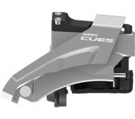 Перемикач передній Shimano CUES FD-U4000-L 2x9/10 Low Clamp Top-Swing Dual Pull 36/40T (64-69°)  Фото