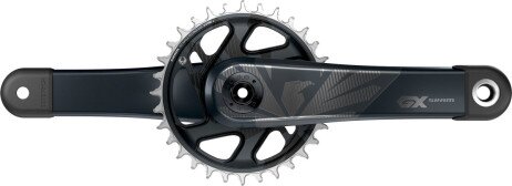 Шатуни SRAM GX Carbon Eagle DUB 175 мм 32T DM X-Sync 2 Lunar Boost 148 без компонентів каретки  Фото