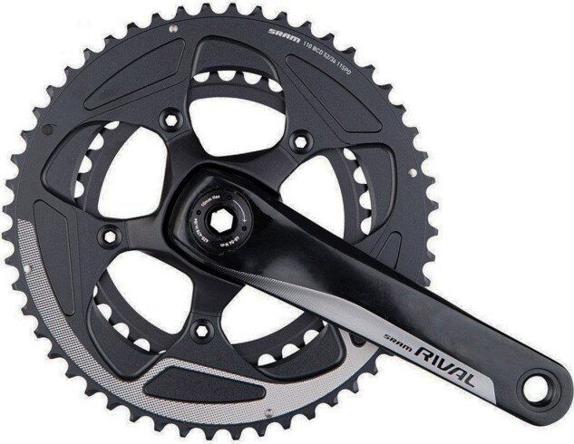 Шатуны SRAM Rival 22 BB30 175 мм 52x36T Yaw без компонентов каретки