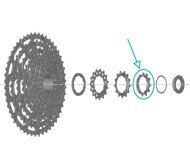 Зірка касети Shimano CS-LG600 11T  Фото