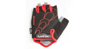 Рукавички Lynx Race чорний / червоний S  Фото