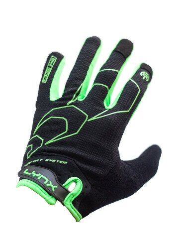 Перчатки Lynx All-Mountain черный / зеленый S