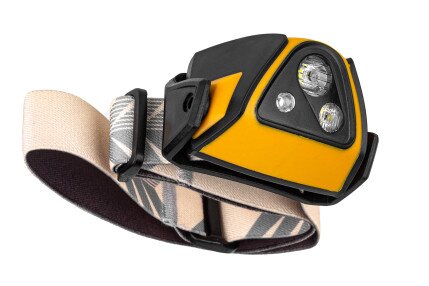 Фонарь налобный ONRIDE Firefly 300 люмен USB желтый / черный