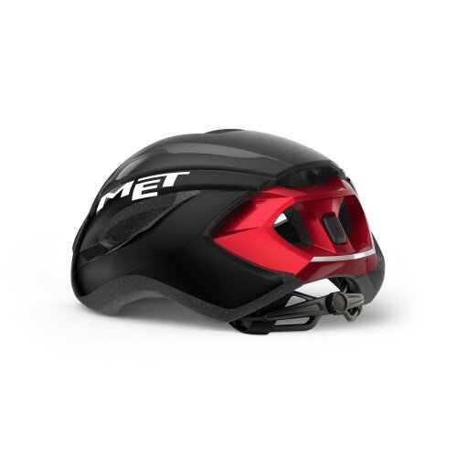 Шлем MET Strale матовый чёрный/глянцевый красный L (59-61 см) Фото №3