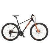 Велосипед KTM CHICAGO 272 27.5" чорний матовий (помаранчевий) 2022 L/48  Фото