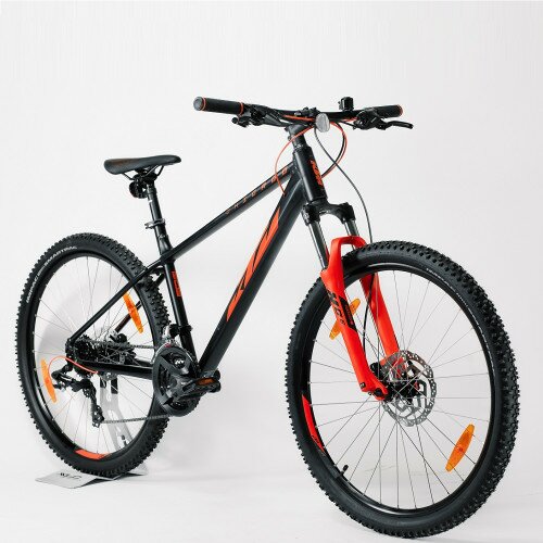 Велосипед KTM CHICAGO 272 27.5" чорний матовий (помаранчевий) 2022 L/48 Фото №2