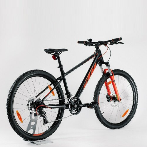 Велосипед KTM CHICAGO 272 27.5" чорний матовий (помаранчевий) 2022 L/48 Фото №4