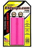 Ручки руля ESI Chunky Pink рожевий  Фото